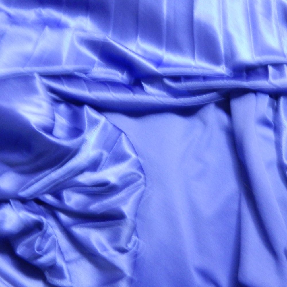 My Michelle Silky Blue Strappy Dress L - Picture 7 of 7